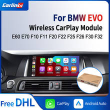 Carlinkit-decodificador automático inalámbrico para coche, CarPlay, Android, para BMW E60, E70, F10, F11, F20, F25, F26, F30, F32, todas las Series, MINI Cooper, EVOsystem Kit 2024 - compra barato