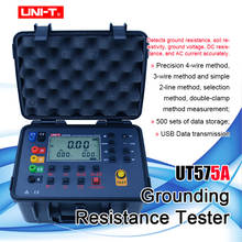 Probador Digital de resistencia de tierra UNI-T UT575A, doble abrazadera, 0,01 Mohm ~ 30Kohm, probador de voltaje de tierra 2024 - compra barato