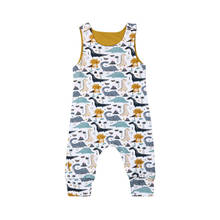 Newborn Kid Baby Boy Dinosaur Clothes Sleeveless Jumpsuit Romper Sunsuit Outfit Summer 0-24M 2024 - buy cheap