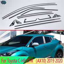 For Toyota C-HR CHR (AX10) 2019 2020 Car Accessories Body Styling Stick Stainless Steel Window Garnish Window Strip Trim 2024 - buy cheap