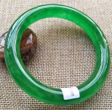 Free shipping  expensive 58-60mm Certified Natural ice Green Jadeite JADE Bracelet Bangle fine jewelry 2024 - buy cheap