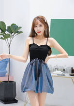ZC1895-vestido de verano para mujer, versión coreana, moda sexy, temperamento Delgado, barato, venta al por mayor, 2020 2024 - compra barato