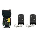Receptor/transmissor de controle remoto sem fio ac220v 1ch, relé com transmissor de aprendizagem 315/433, acesso normalmente aberto/fechado, led/lâmpada - especificações