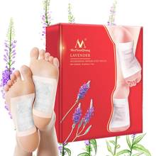 20Pcs/Lot Lavender Detox Foot Patches Pads Nourishing Repair Improve Sleep Bamboo Vinegar With Adhesive Plaster Toxins Cleansing 2024 - buy cheap