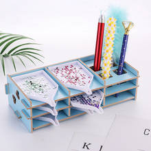 New Diamond Painting Tool Tray Point Drill Pen Wood Organizer Holder Detachable Diamond embroidery Accessories 2024 - buy cheap