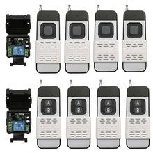 Sistema de interruptor, controle remoto sem fio, transmissor + receptor/lâmpada/porta de garagem/persianas/janela, 433mhz