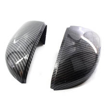 Tapas de espejo lateral para coche, 2 piezas de repuesto de carbono para Golf 6 Mk6 Gtd R20 2009-2014 (aspecto de carbono), espejo Exterior 2024 - compra barato