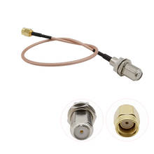F Female Bulkhead to RP SMA Male Antenna Connector RG316 Coaxial Cable Pigtail SMA-F Extension Cord 10/15/20/30/50cm 2024 - buy cheap
