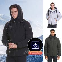 Fashion Men Women Electric Heated Jacket Heating Coat USB Vest Thermal Warm Heated Vest Fishing Winter Jacket Gilet Chauffant 2024 - buy cheap