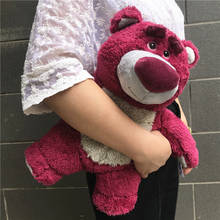 1piece 30cm=11.8inch Disney TOY STORY Lotso Strawberry Bear Stuffed Bear Super Soft Toys for Kids with Strawberry smell 2024 - buy cheap
