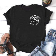 Забавная футболка I Love My Home, женская футболка с круглым вырезом и коротким рукавом, женская черная Camiseta Mujer, Повседневная футболка, Женский Топ 2024 - купить недорого