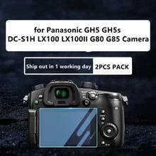 2 pçs gh5 câmera original vidro temperado para panasonic gh5 gh5s DC-S1H lx100 lx100ii g80 g85 lcd protetor de tela capa filme 2024 - compre barato