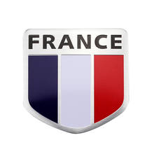 3D Metal France Flag Car Styling Stickers And Decals Insignia Side Fender Rear Trunk Emblem Badge Decoration Auto Accessories 2024 - buy cheap