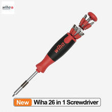 Wiha Daily Use Screw Driver Kit 26-in-1 Precision Magnetic Bits Hidden Magazine Design Screwdriver 2024 - buy cheap