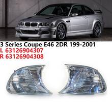 Luz de estacionamiento de esquina intermitente, marcador claro, lámpara para BMW E46 3 Series Coupe 1999-2001 63126904307 63126904308 2024 - compra barato