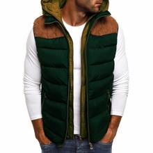 Chaleco con capucha para hombre, chaqueta de invierno, abrigo, S-5XL 2024 - compra barato