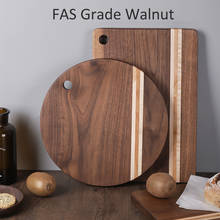 Walnut Wood Cutting Board Chopping Block Serving Plate Cake Pizza Board Kitchen Accessory 2024 - buy cheap