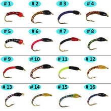 ICERIO 8PCS Midges Buzzer Nymphs Flies Trout Fishing Fly Lures 2024 - buy cheap