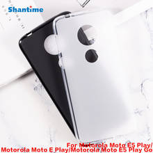 Capa para celular motorola, capa de silicone macia tpu para moto e5 play e play moto e5 play 2024 - compre barato