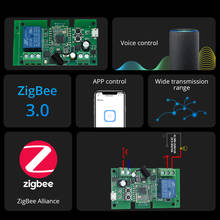 Módulo de relé wifi zigbee ewelink tuya, módulo de controle automático de eletrodomésticos, interruptor de controle de rf usado com alexa, google home 2024 - compre barato