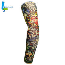 Manguitos de ciclismo para motocicleta JAER, tatuaje impreso, protección UV para el brazo, Mangas de ciclismo MTB 2024 - compra barato