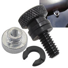 Moto Seat Mount Bolt Screw 1/4" 20 Thread Seat Bolt saddle Screw Nut Mount Knob Cover for Harley Sportster Touring Street Glide 2024 - buy cheap