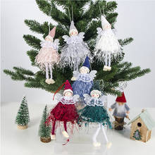 Christmas Cute Wool Angel Doll Pendant Xmas Tree Ornaments Christmas Decoration for Home Natal Noel Deco New Year 2020 Kids Gift 2024 - buy cheap