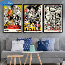 Kill Bill Pulp Fiction Movie Film Retro Poster Canvas Painting Posters and Prints Wall Art Picture for Living Room Home Decor 2024 - buy cheap