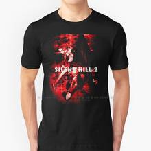 Camiseta silenciosa hiil 2, camiseta 100% algodão puro, silenciosa hiil 2, terror, sobrevivência, vídeos, jogos de tiro, cinema 2024 - compre barato