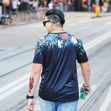 Camiseta holgada de manga corta con cuello redondo de secado rápido de verano compassionate de talla grande para hombre 2024 - compra barato