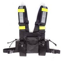 Tactical Function Chest Bags Vest Reflective Double Shoulder Chest Rig Bag Holster Vest Adjustable Portable Pouch Vest 2024 - buy cheap