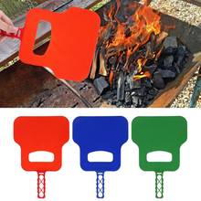 BBQ Hand Crank Blower Barbecue Fan Tool Manual Combustion Support Outdoor Cooking 32x21cm 2024 - buy cheap