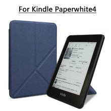 Funda plegable magnética inteligente delgada para Amazon Kindle Paperwhite 4 Cover 2018 10 Generation Shell Protector de libros electrónicos 2024 - compra barato