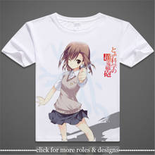 A Certain Scientific Railgun Mikoto Misaka Cosplay Costume Cloth Adult Kids Child Short Sleeve T Shirt T-shirt 2024 - buy cheap