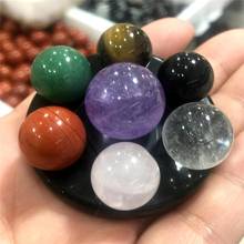 Cute Size Natural Black Obsidian Stone Sphere Ball Seven Star Array Round Base Plate Fengshui Mirror For Home Decoration Gift 2024 - buy cheap
