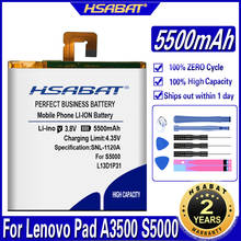 HSABAT 5500mAh L13D1P31 Battery for Lenovo Pad A3500 S5000 S5000-H tab3 7 TB3 710i 710F tab 2 A7 A7-30 A7-10F A7-20F 2024 - buy cheap