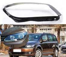 Lofty Richy For TOURAN 2011-2014 Headlamps Transparent Cover Lampshade Lamp Shell Masks Headlight Cover Lens Headlight Glass 2024 - buy cheap