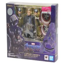 BANDAI S.H.Figuarts Avengers: Endgame Captain America Model Collectible Action Figure Collectible Toy Gift 2024 - buy cheap