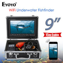 Eyoyo Wifi Wireless 15M Underwater Fishing Camera Video Recording Fish Finder Video Fishfinder 8GB DVR 12pcs IR Leds Ice Fishing 2024 - buy cheap