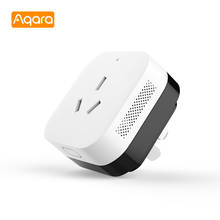 Aqara-enchufe de aire acondicionado inteligente, accesorio de seguridad para el hogar, ahorro de energía, control por aplicación remota Zigbee 2024 - compra barato