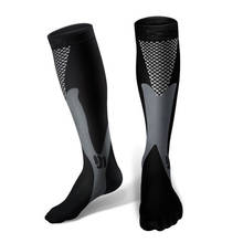 Meias de compressão de 24 estilos, meias de pressão de vena pequena, suporte para perna alta, meias de futebol com circulação de pressão 2024 - compre barato