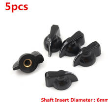 5Pcs Useful Shaft Hole Dia Bakelite Potentiometer Pot Pointer Knobs Caps 6mm 2024 - buy cheap