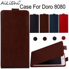 AiLiShi Case For Doro 8080 Luxury Flip Top Quality PU Leather Case 8080 Doro Exclusive 100% Phone Protective Cover Skin+Tracking 2024 - buy cheap