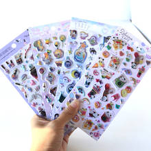 Pegatinas de papelería Kawaii 3D, animales dulces, planificador diario de viaje, decorativas, móviles, álbum de recortes, pegatinas artesanales, 1 Uds. 2024 - compra barato