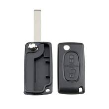 02B Fits For Peugeot 2008 3008 5008 2 Button Remote Key Fob Shell Case Ce0523 Hu83 Shell Cover Key Protector 2024 - buy cheap