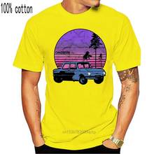 Russian Synthwave Vodka Slav Car T Shirt Classic Cotton Tee Men Short Sleeved Aesthetic Vintage Retrowave 80s Graphic T-shirt 2024 - buy cheap
