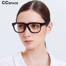 Montura de gafas cuadradas Retro Para hombre y mujer, gafas ópticas de moda para ordenador, 49660 2024 - compra barato