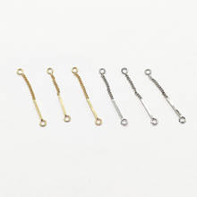 New arrival! 31x3mm 40pcs Plating Real gold Chain/Ring Connector For Earring DIY parts,Jewelry Accessories Findings & Component 2024 - buy cheap