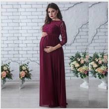 Pregnant Mother Dress New Maternity Photography Props Women Pregnancy Clothes Lace Dress For Pregnant Photo Shoot Clothing7479 2024 - buy cheap