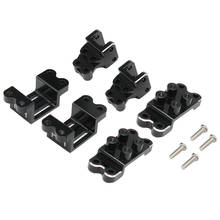 Hot racing Aluminum Damper Mounting Brackets Case Set for Tamiya CR01 Rock Crawler 2024 - buy cheap